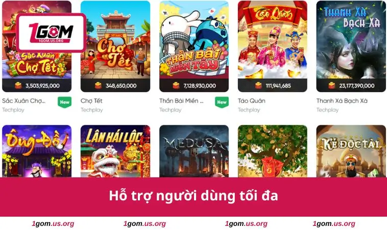 Hỗ trợ người dùng tối đa