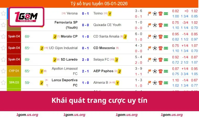 Khái quát trang cược uy tín